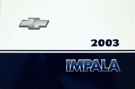 03 impala owners manual Epub