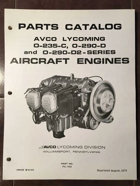 032d2a Lycoming Engine Parts Catalogue