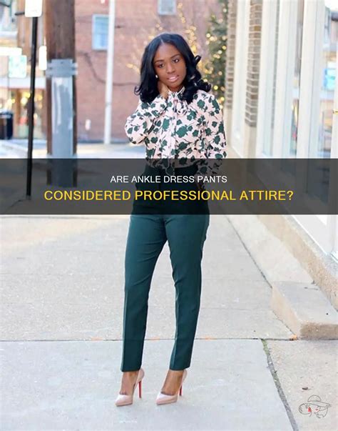 04 Ankle Dress Pants: Elevate Your Style with Sophistication and Comfort