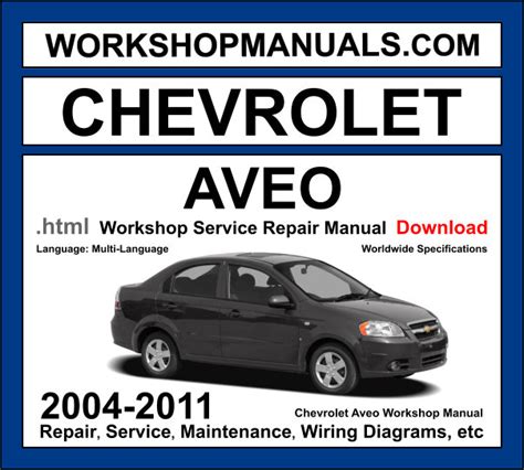 04 aveo service manual pdf Kindle Editon