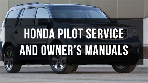 04 honda pilot owners manual Reader