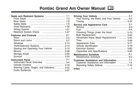 04 pontiac grand am manual Reader