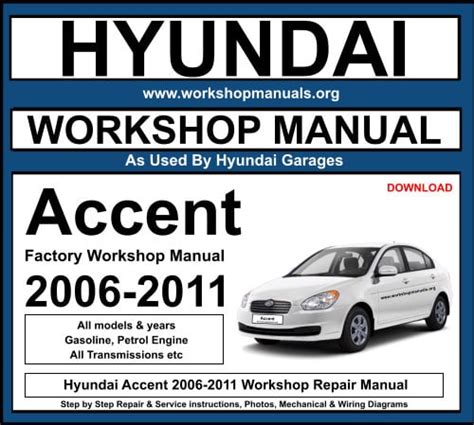 06 HYUNDAI ACCENT REPAIR MANUAL Ebook PDF