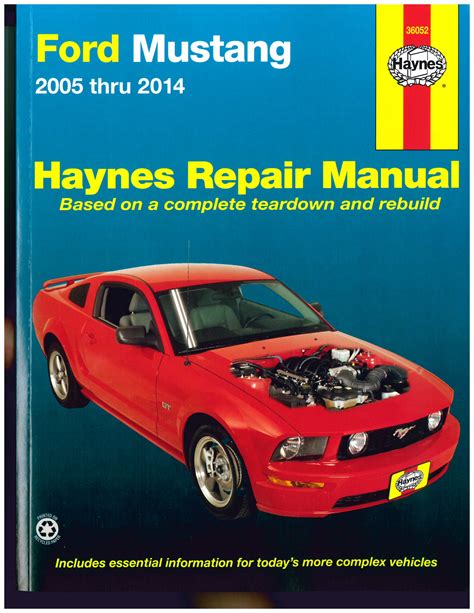 06 MUSTANG REPAIR MANUAL Ebook Kindle Editon