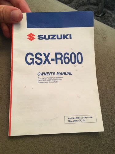 07 gsxr 600 owners manual Reader