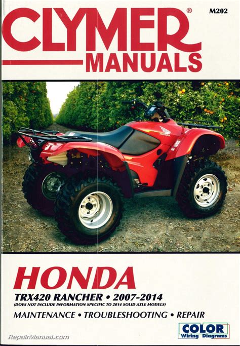 07 honda 420 rancher es repair manual Epub