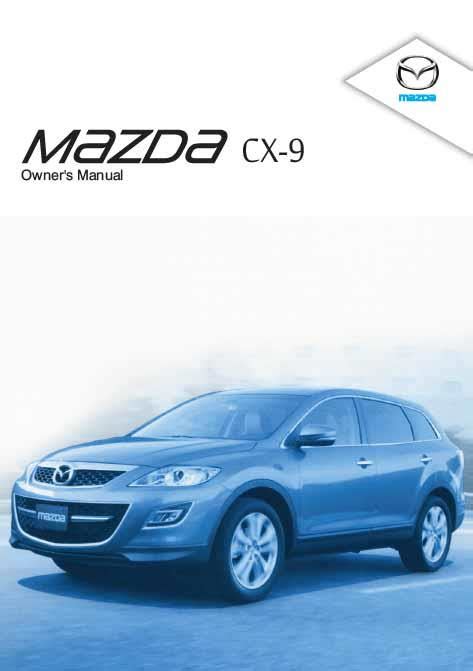 07 mazda cx 9 owners manual PDF