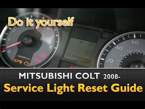 07 mitsubishi colt service light reset Epub