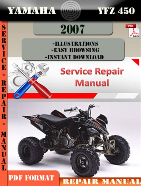 07 yfz 450 service manual PDF