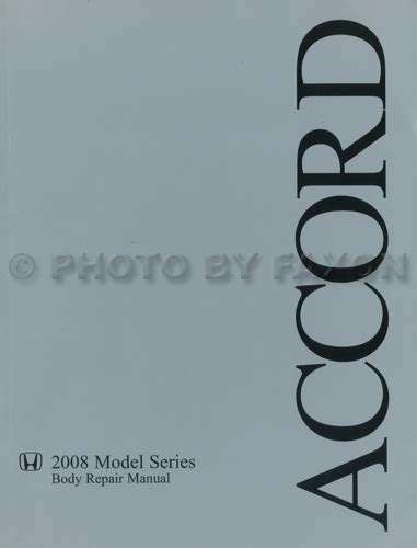 08 accord service manual PDF