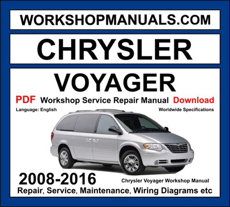 08 chrysler voyager manual pdf Kindle Editon