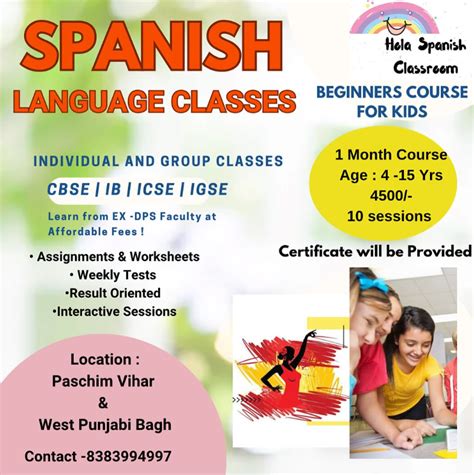 1,000 Spanish Language Classes: