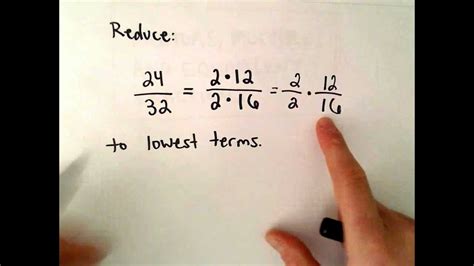 1/4 3/8 lowest term