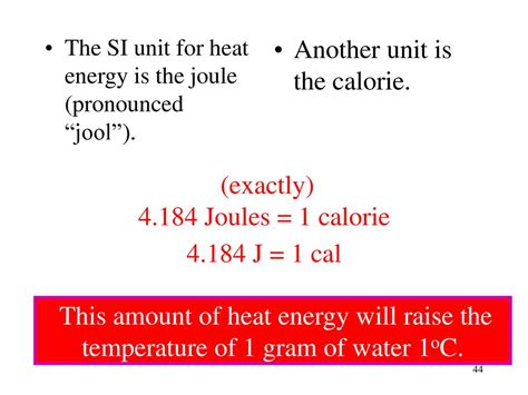 1 Calorie = 4.184 Joules: Unlocking the Energy Connection