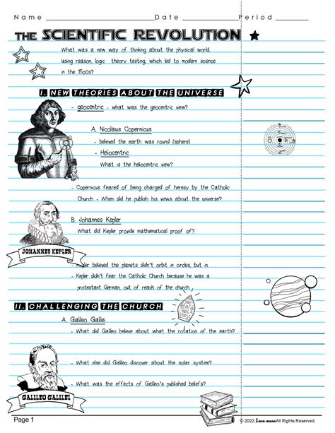 1 Guided The Scientific Revolution Answer Key Reader