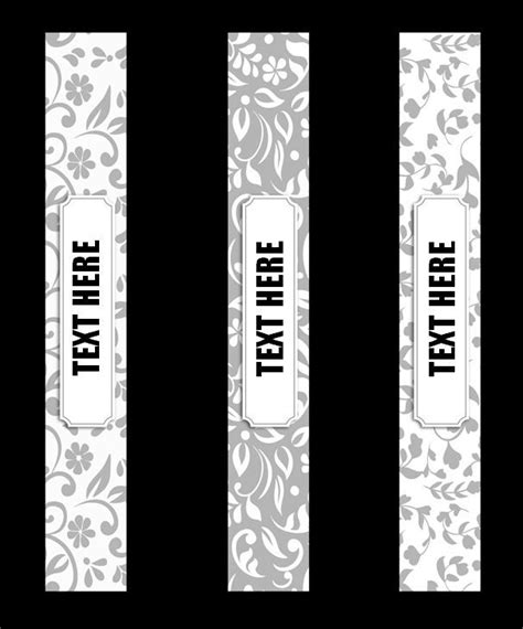 1 Inch Binder Spine Template