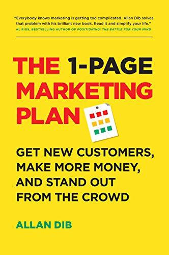 1 Page Marketing Plan Customers Money ebook Reader