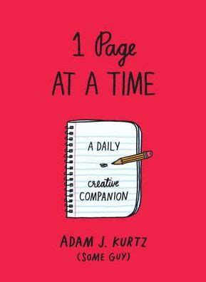 1 Page at a Time Red A Daily Creative Companion PDF