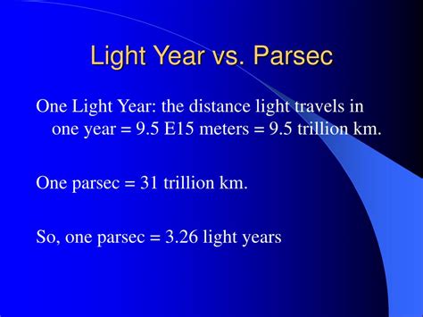 1 Parsec in Kilometers: 30.86 Trillion Kilometers