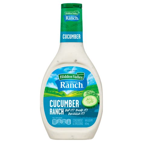 1 Tablespoon Hidden Valley Ranch Dressing: