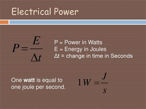 1 Watt = 1 Joule/Second: Demystifying Power and Energy