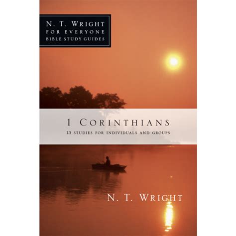 1 corinthians n t wright for everyone bible study guides PDF