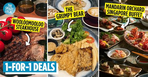 1 for 1 Food Deals Singapore