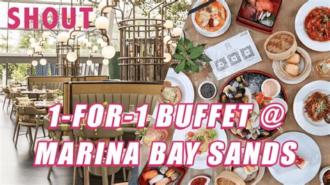 1 for 1 buffet lunch singapore