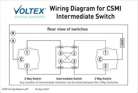 1 gang intermediate switch diagram Epub