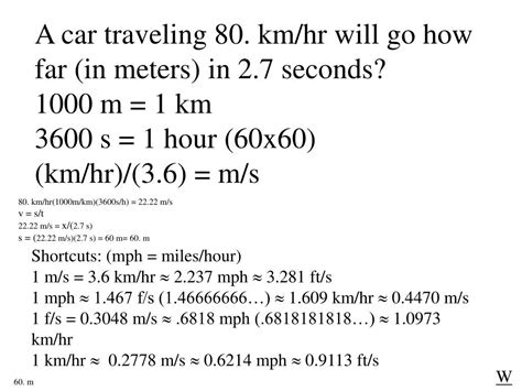 1 km/h = 0.6214 mph