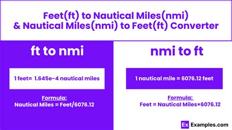 1 nautical mile = 6,076.12 feet