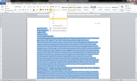1 page double spaced