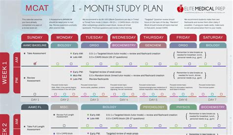 1-Month MCAT Study Plan: A Comprehensive Guide to Optimize Your Preparation