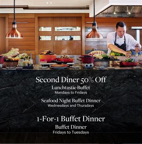 1-for-1 Buffet Dinner Singapore: Epicurean Delights for Two