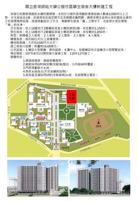 1. 師大公館校區附近有哪些住宿地點？