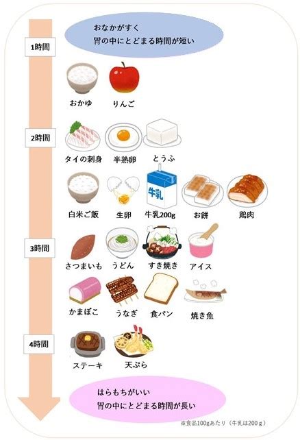 1. 消化器系に負担がかからない