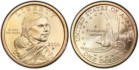 1. 2000-P Sacagawea Dollar