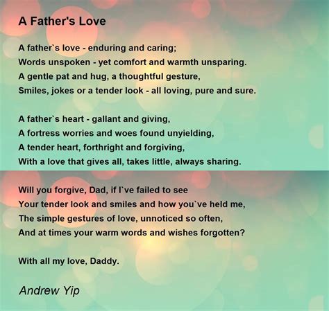 1. A Father's Love