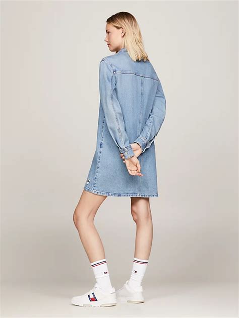 1. A-Line Denim Dress Long: A Classic Cut for All