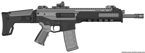 1. ACR with Red Dot Sight, FMJ, Grip, and Stock