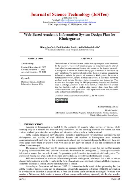 1. Academic Information