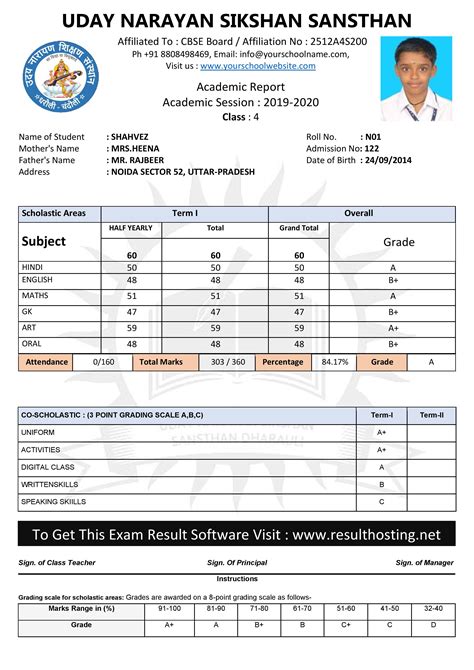 1. Academic Results: