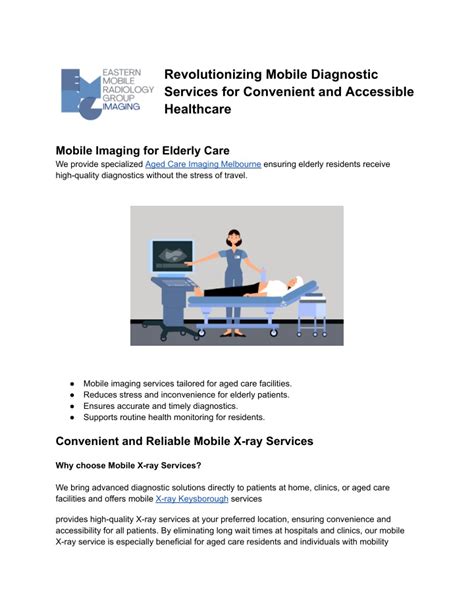 1. Accessible and Convenient Healthcare: