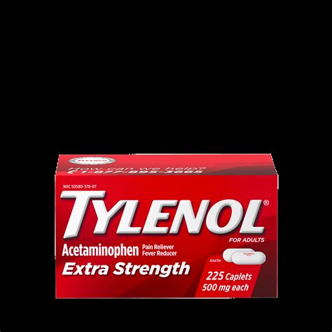 1. Acetaminophen (Tylenol)