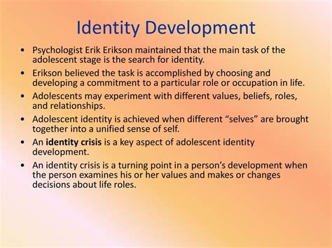 1. Adolescent Identity Formation: