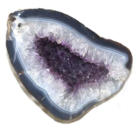 1. Agate with Amethyst