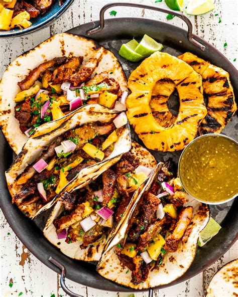 1. Al Pastor Tacos with Añejo Tequila