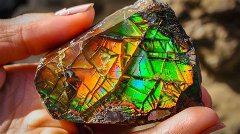 1. Ammolite: The Rainbow Stone