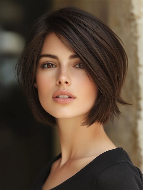 1. Asymmetrical Chin-Length Bob