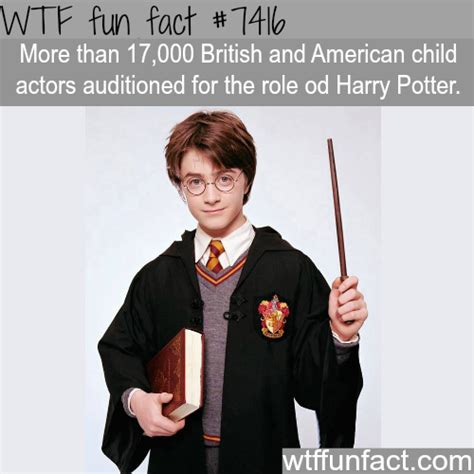 1. Auditioned for the Role of Harry Potter